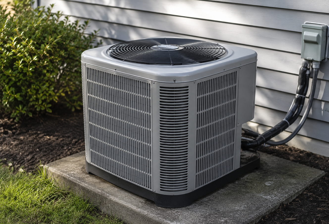 Modern AC vent delivering fresh indoor air