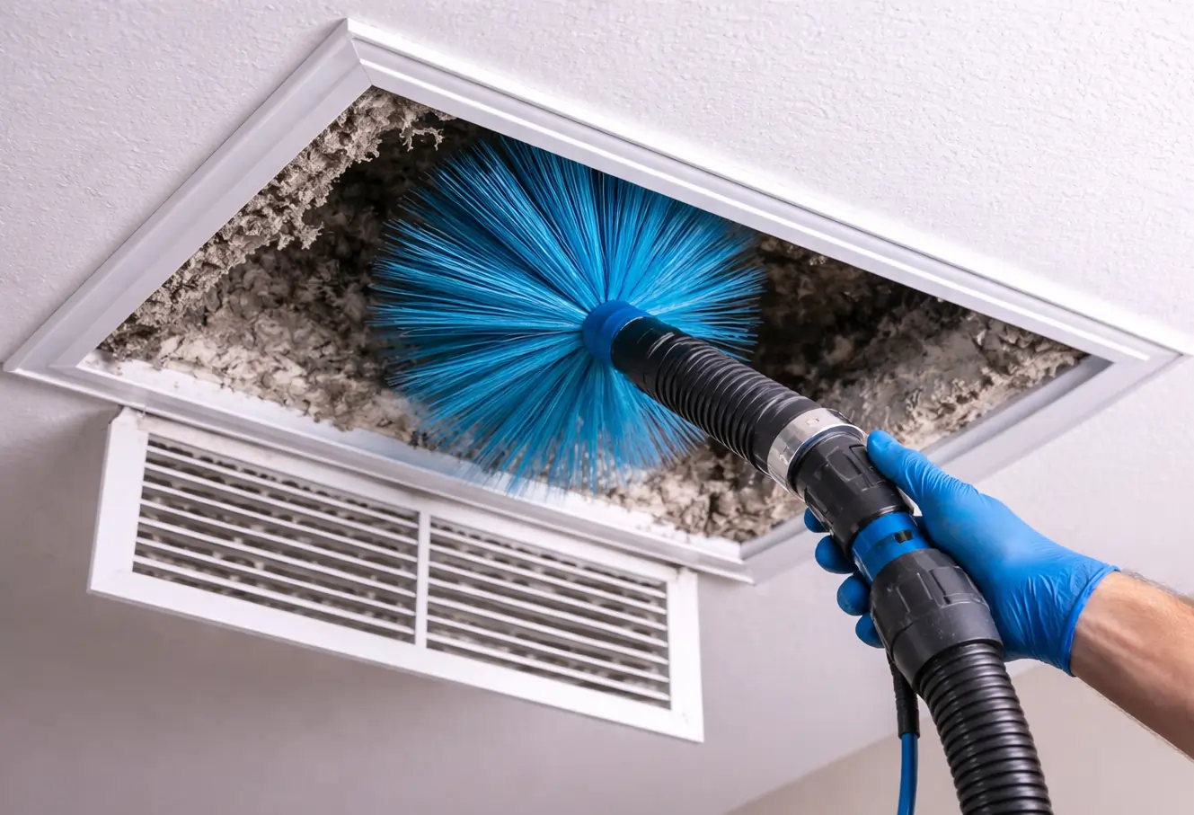Clean home air duct vent