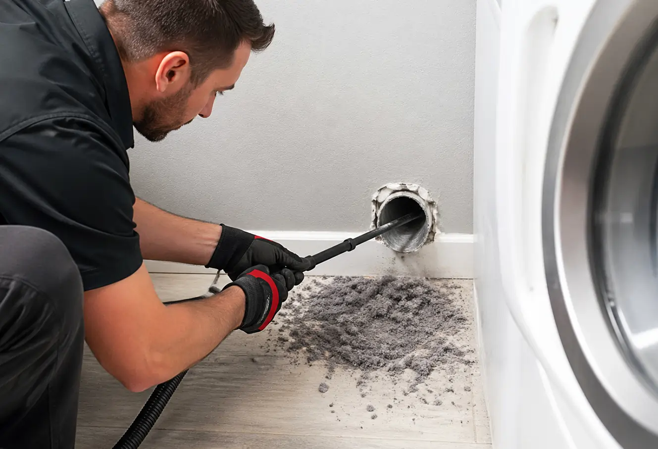 Residential dryer vent service