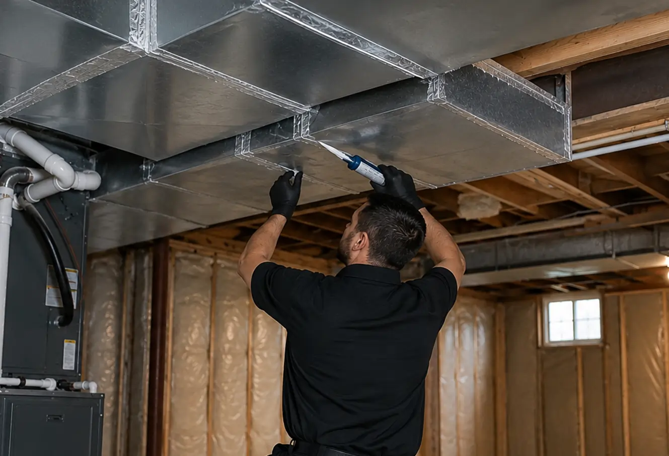 Fresh cooled air circulating through home vent