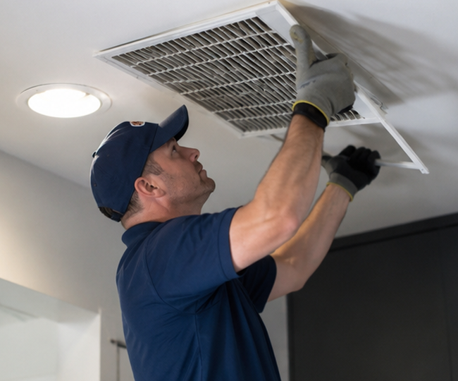 Air vent maintenance service